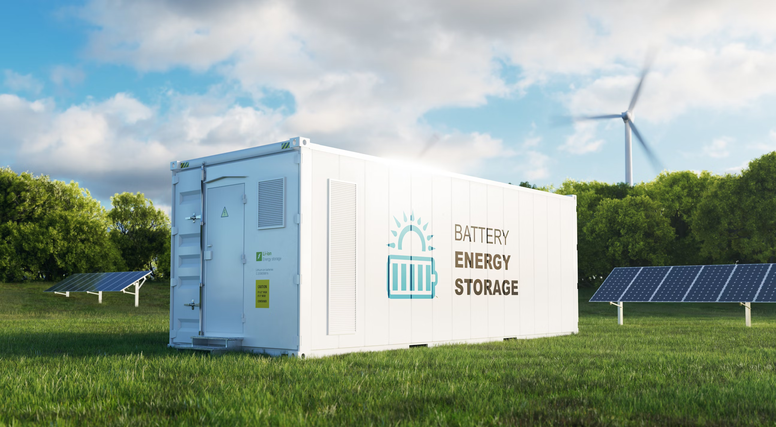 Advanced battery storage system for reliable solar and wind energy backup